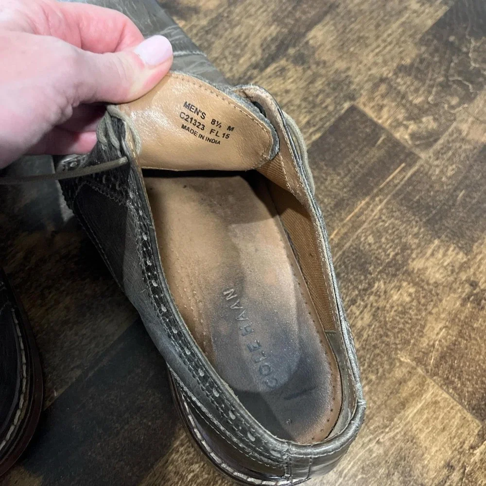 Oxford, men's dress shoes, Cole Haan 8.5